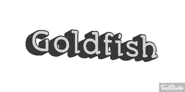 Goldfish Text effect