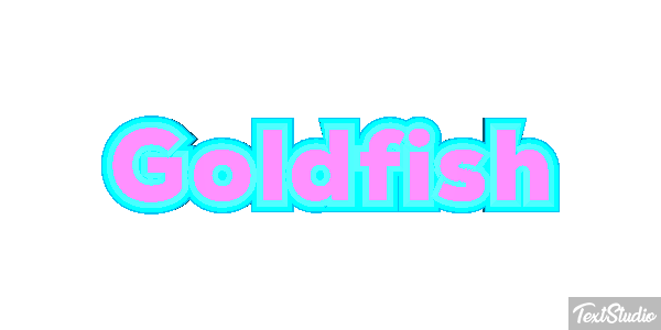 Goldfish Text effect