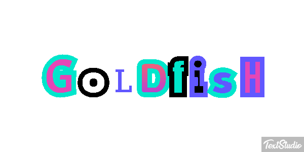 Goldfish Text effect