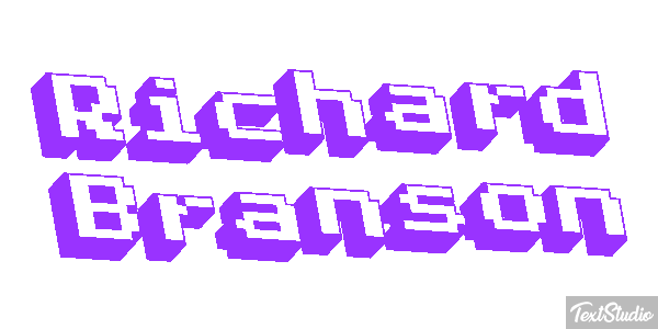 Richard Branson Text effect