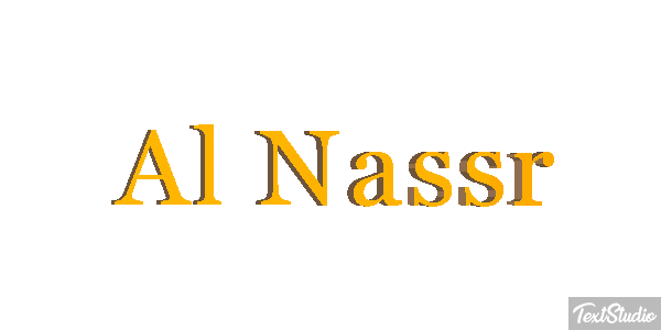 Al Nassr Effetto testo