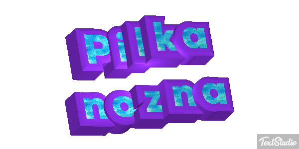 Piłka nożna Efekt tekstowy