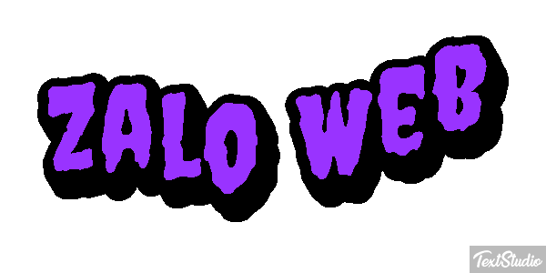 Zalo Web Efeito do texto