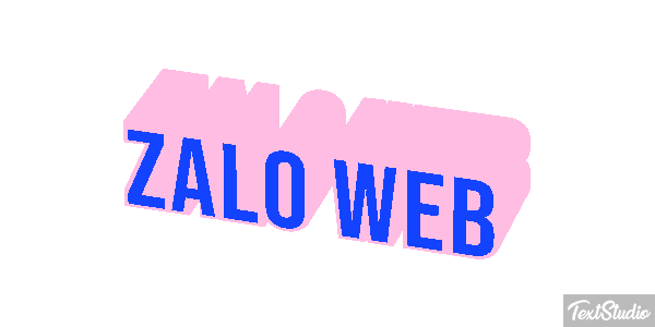 Zalo Web Efeito do texto