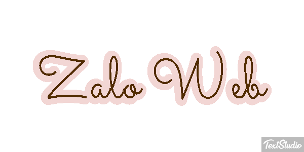 Zalo Web Efeito do texto