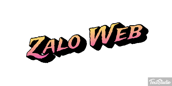 Zalo Web Efeito do texto