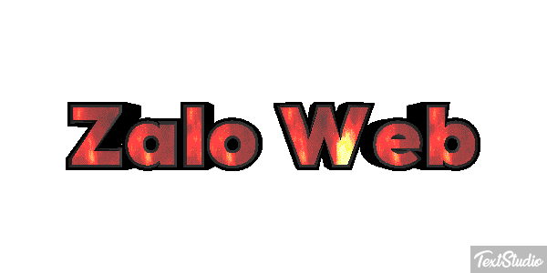 Zalo Web Efeito do texto