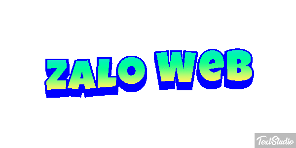 Zalo Web Efeito do texto