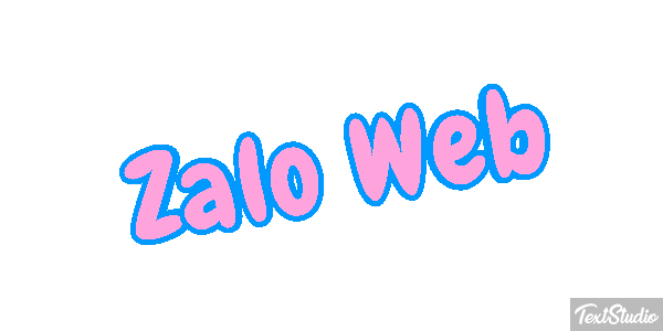 Zalo Web Efeito do texto