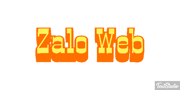 Zalo Web Efeito do texto