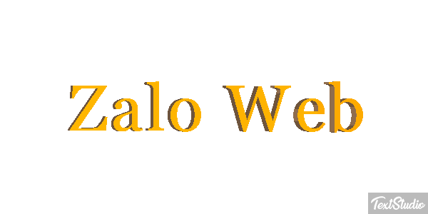 Zalo Web Efeito do texto