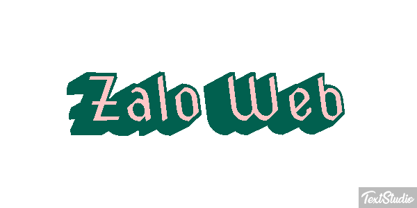 Zalo Web Efeito do texto