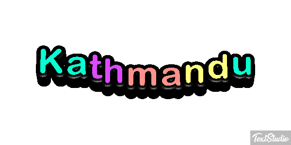 Kathmandu Efekt tekstowy