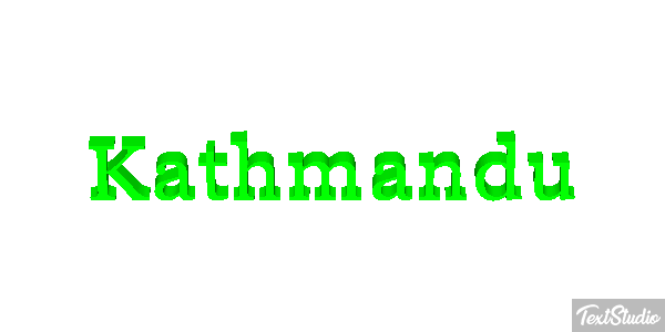 Kathmandu Efekt tekstowy