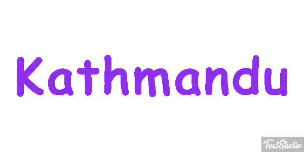 Kathmandu Efekt tekstowy