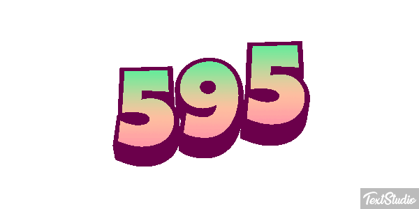 595 Efekt tekstowy