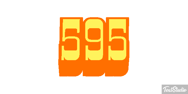 595 Efekt tekstowy