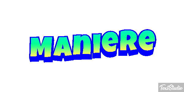 Manière Effet de texte