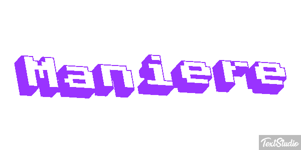 Manière Effet de texte