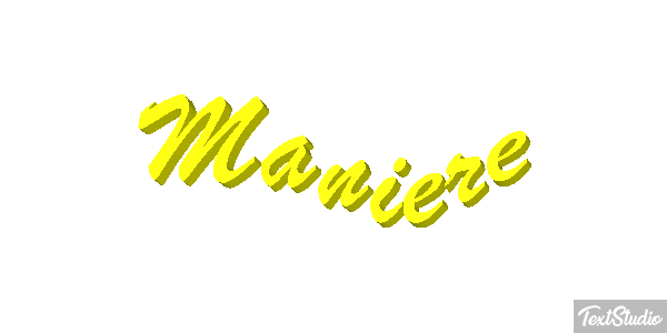 Manière Effet de texte
