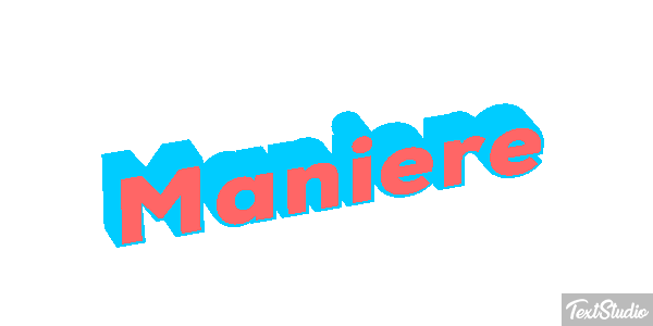 Manière Effet de texte
