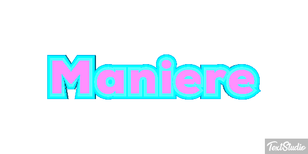 Manière Effet de texte