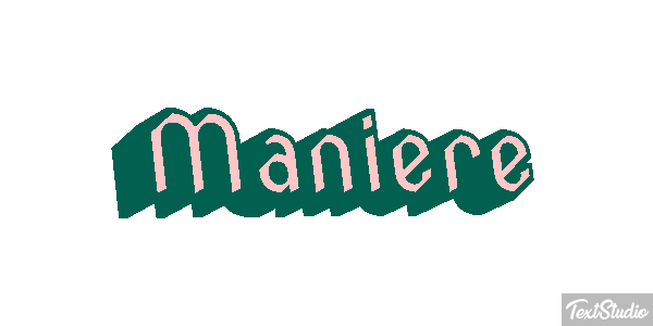 Manière Effet de texte