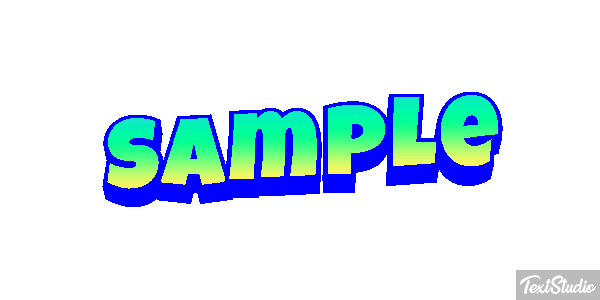 Sample Текстовый эффект