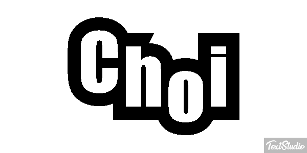 Choi Text effect