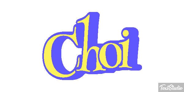 Choi Text effect
