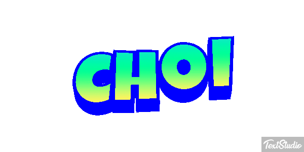Choi Text effect