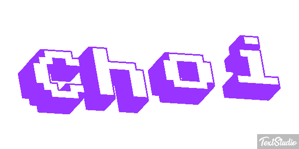 Choi Text effect