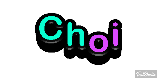 Choi Text effect