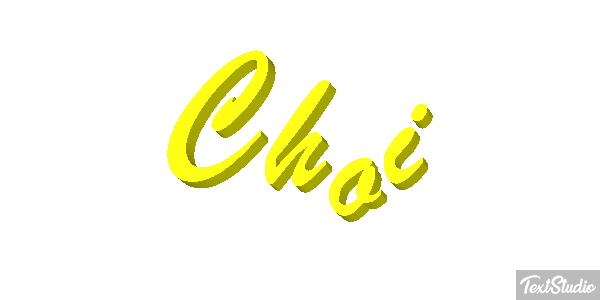 Choi Text effect