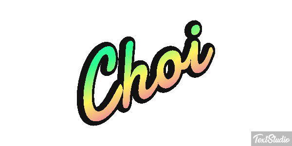 Choi Text effect