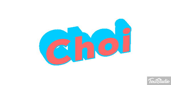 Choi Text effect