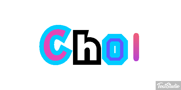 Choi Text effect