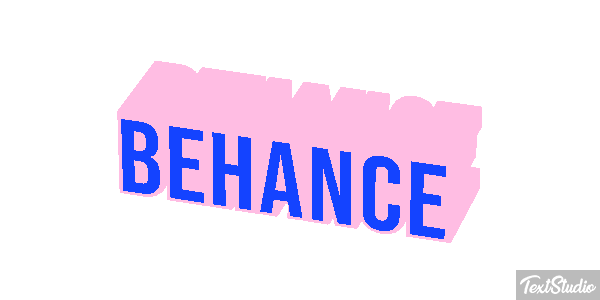 Behance Efekt tekstowy