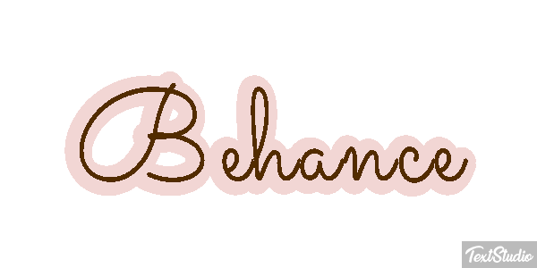 Behance Efekt tekstowy