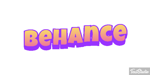 Behance Efekt tekstowy