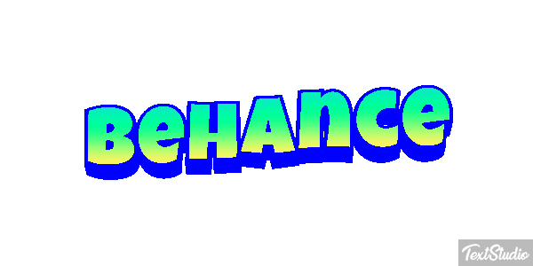 Behance Efekt tekstowy