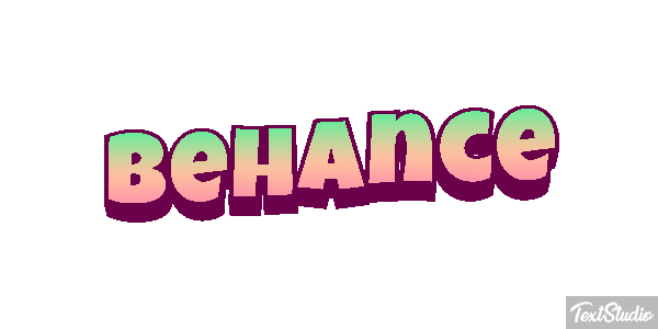 Behance Efekt tekstowy