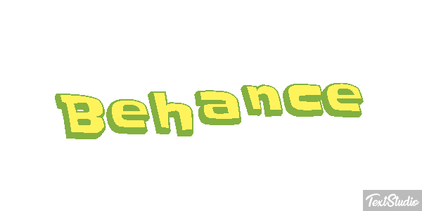 Behance Efekt tekstowy