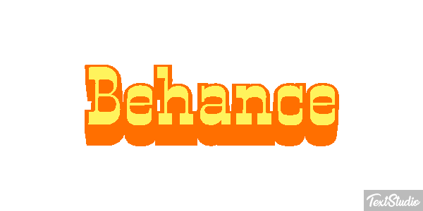 Behance Efekt tekstowy