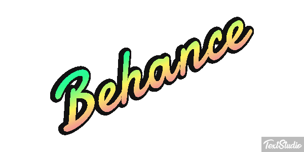 Behance Efekt tekstowy