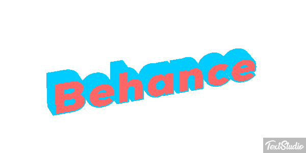 Behance Efekt tekstowy