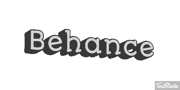Behance Efekt tekstowy