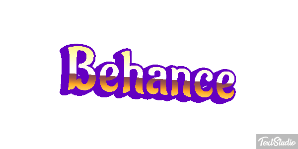 Behance Efekt tekstowy