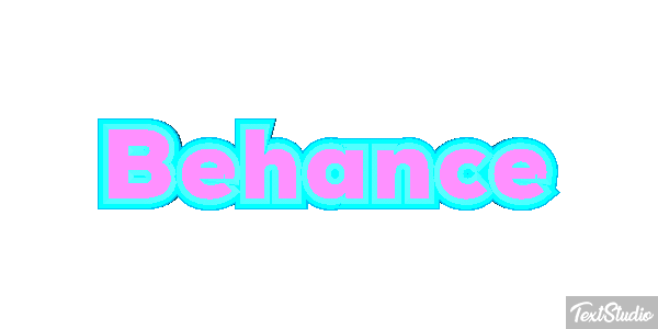 Behance Efekt tekstowy