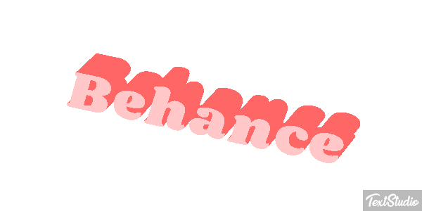 Behance Efekt tekstowy